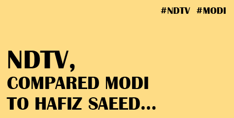 Modi's head, biased media against modi, Zakia Jafry, teesta setalvaad, sanjeev bhatt, mediacrooks.com, sandeepweb.com, fakingnews.com, Nidhi Rajdan NDTV anchor, Hafiz Saeed,