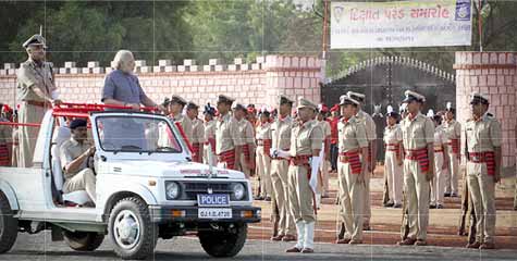 Gujarat's police force, youngest police force in India, indian police force, crime rate in gujarat, Rakshashakti University,